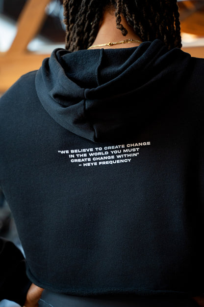 Embrace Change Crop Hoodie