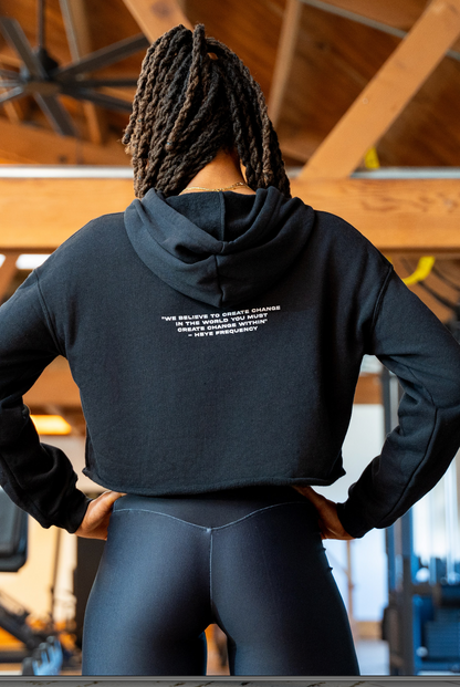 Embrace Change Crop Hoodie