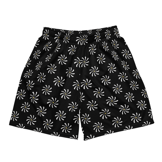 Black 'Embrace Flower' Shorts