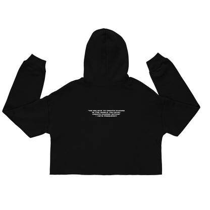 Embrace Change Crop Hoodie